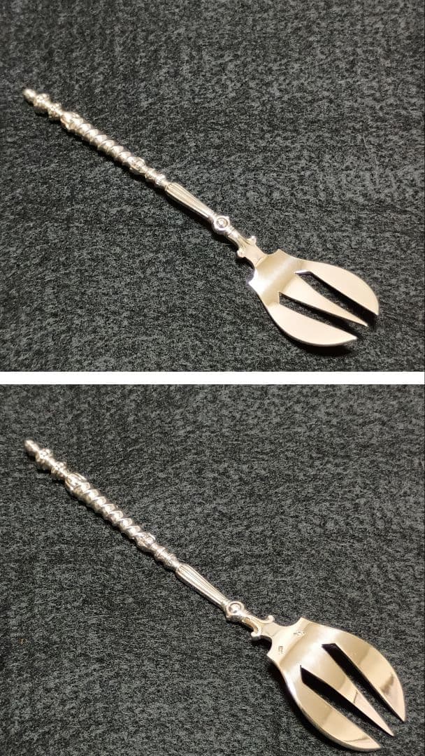 デザートフォーク アンティーク ヴァンケンペン アールヌーヴォー 銀833