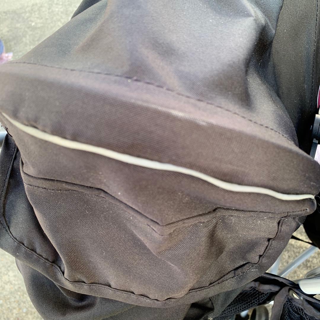 Jeep ダブルベビーカー ブラック　2人乗り 双子