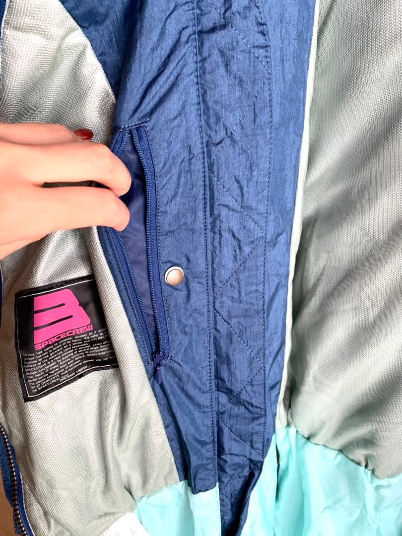 昭和レトロ DESCENTEデサント スキーウェア スノボつなぎジャンプスーツ②