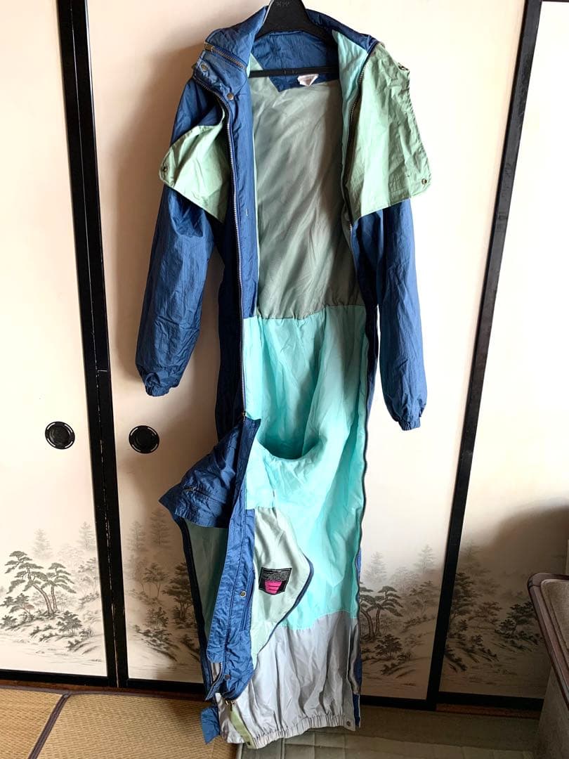 昭和レトロ DESCENTEデサント スキーウェア スノボつなぎジャンプスーツ②