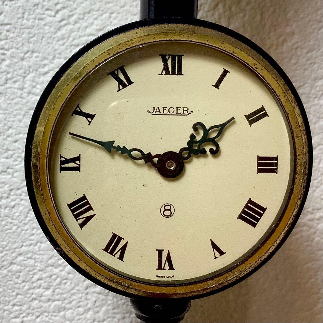 ジャガールクルト アンティーク 置時計 RUE DE LA PAIX 街灯