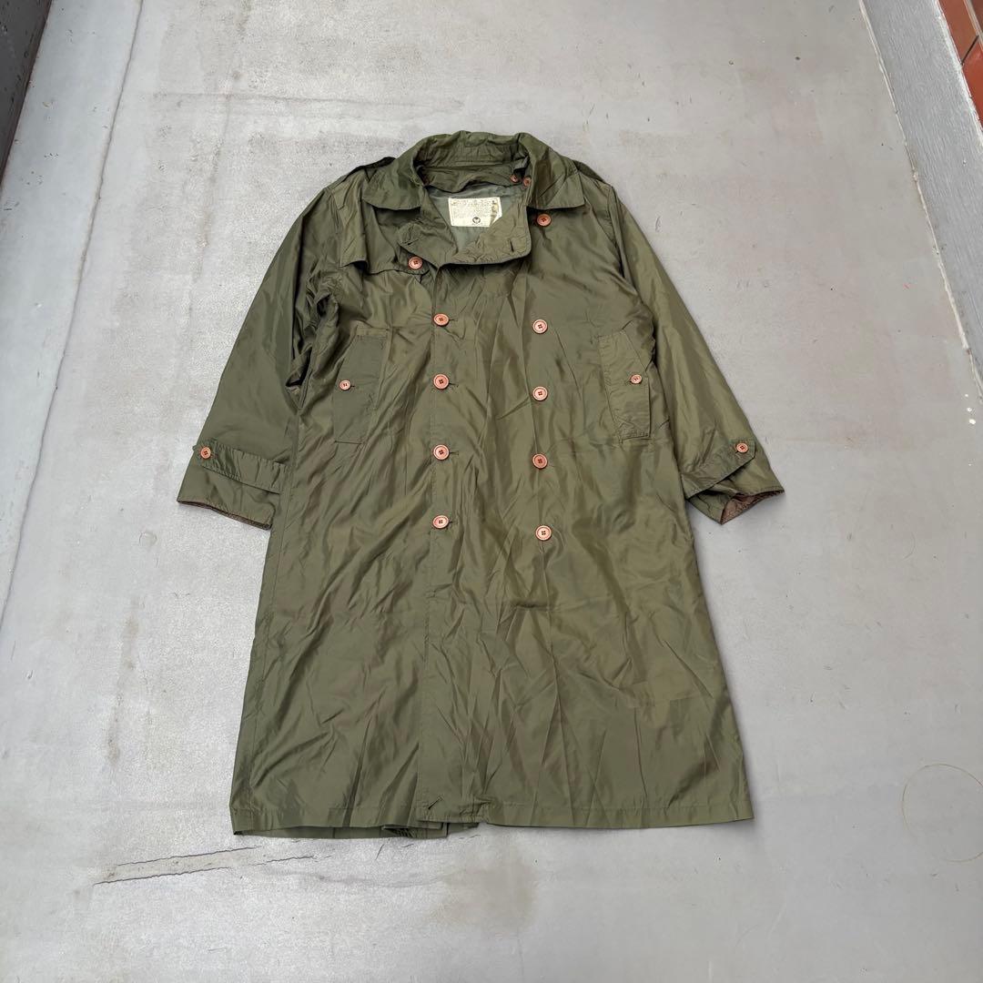 90s AVIREX ライナー付き　ナイロン　ミリタリー　トレンチコート　メンズ