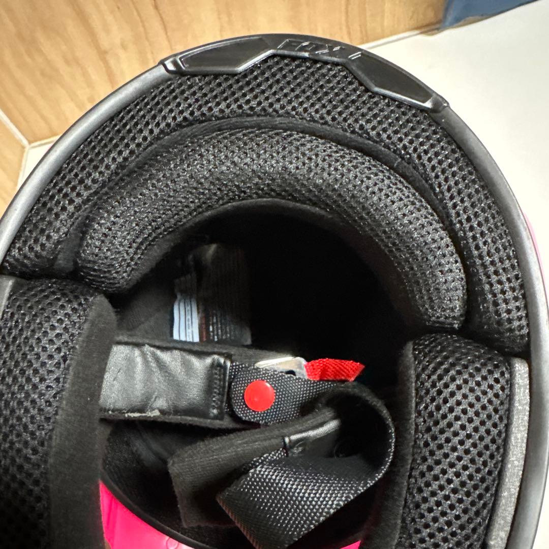 FOX モトクロス　ヘルメット　Lサイズ　ピンク　V1 59-60 オフロード