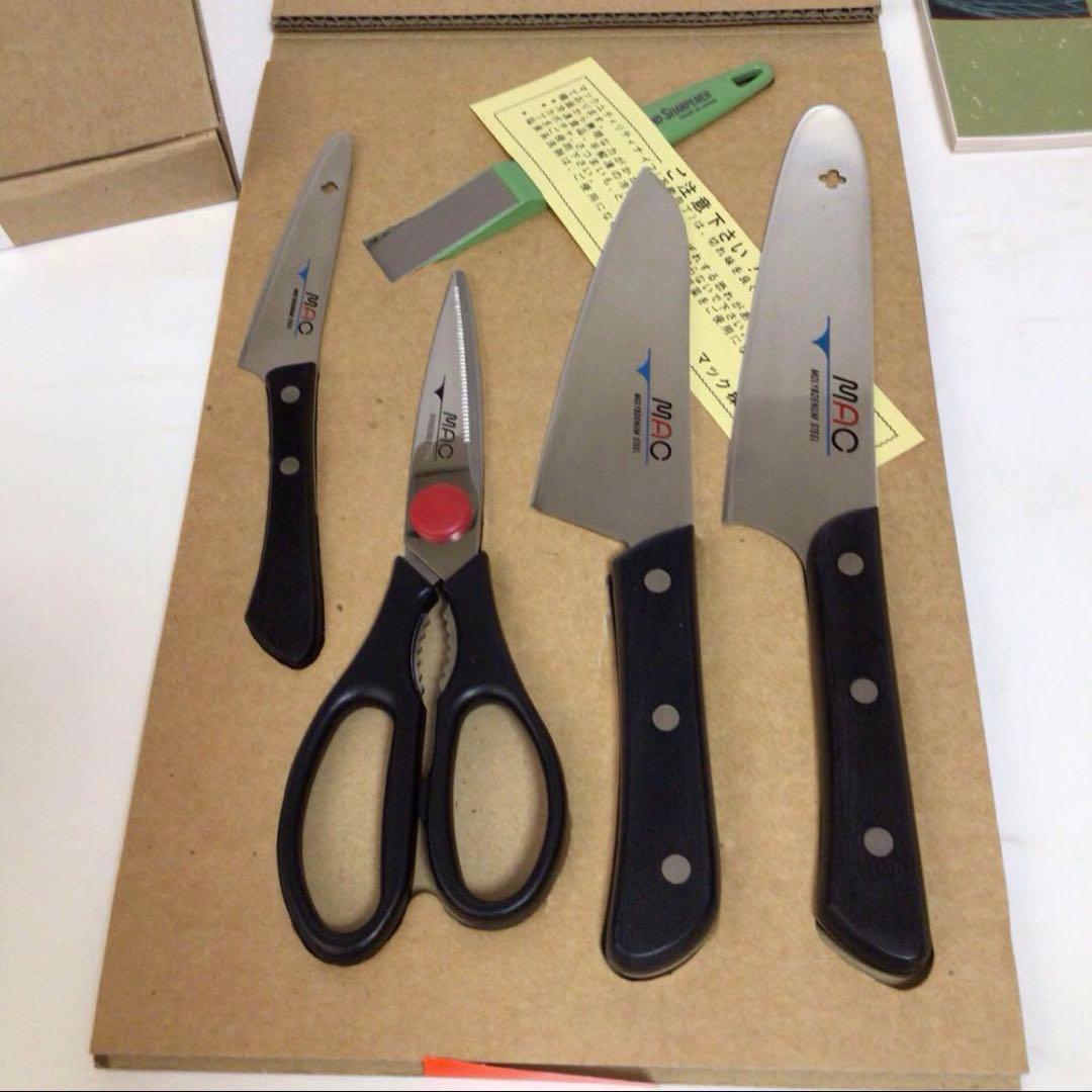 MAC 新品未使用品　ハサミ　包丁セット 5点
