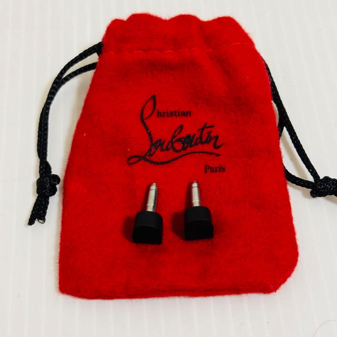 クリスチャンルブタン　ハイヒール　ラウンドトゥ　レッドソール　レザー　22.5