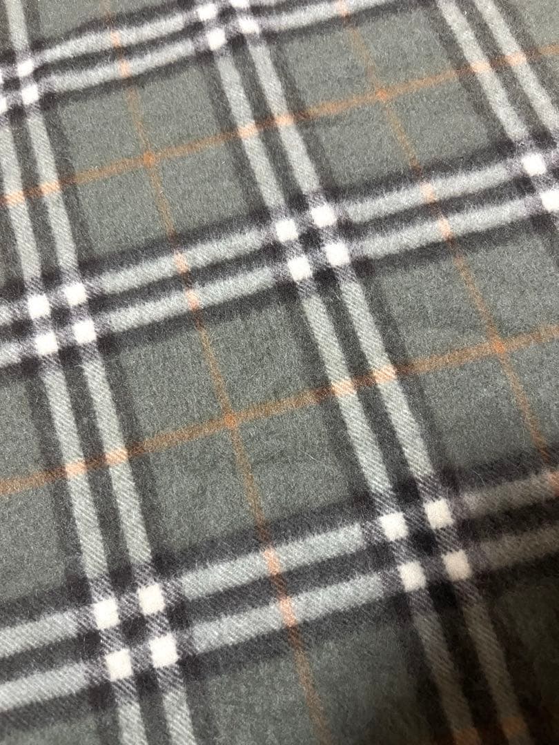 希少⭐️Burberrys ピュアカシミヤ100 マフラー ノバチェック カーキ