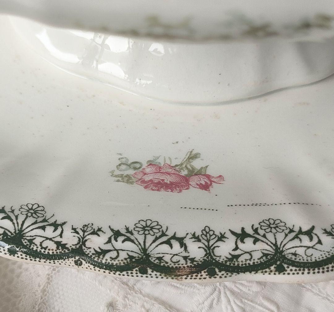 希少　美品　サンタマン　鈴蘭　薔薇　ソーシエール　フランスアンティーク