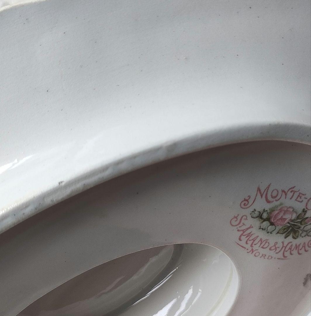 希少　美品　サンタマン　鈴蘭　薔薇　ソーシエール　フランスアンティーク