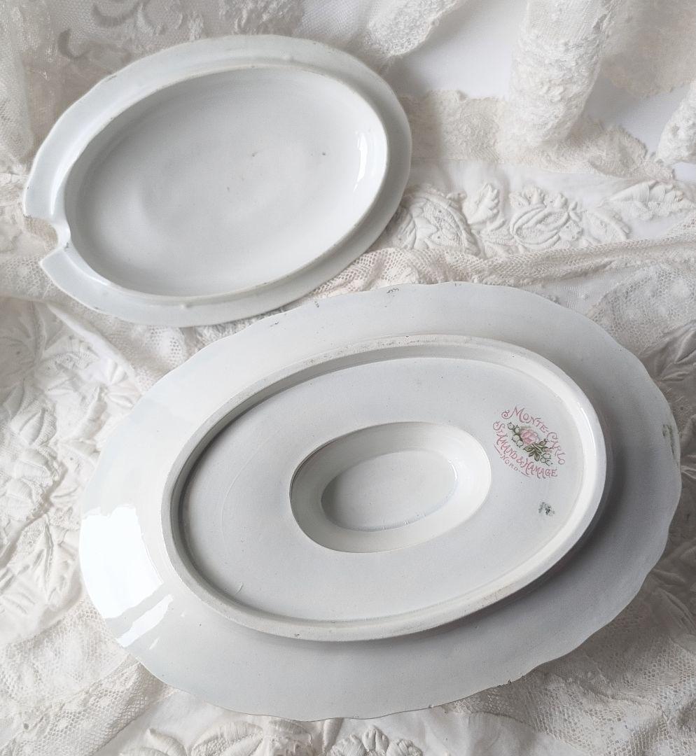 希少　美品　サンタマン　鈴蘭　薔薇　ソーシエール　フランスアンティーク