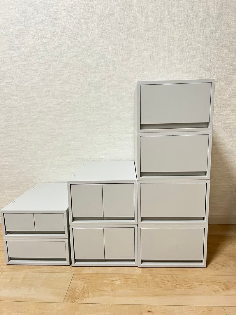 無印良品　ポリプロピレンケース　8個