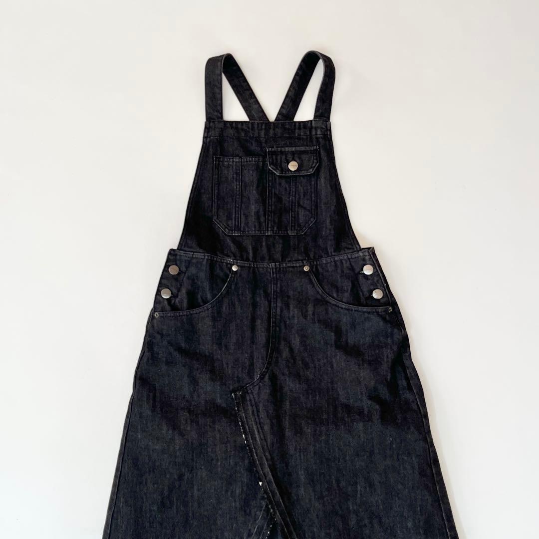 ▼人気完売品✨ラベルエチュード ベルヴィンテージ チュールドッキングデニムサロペ