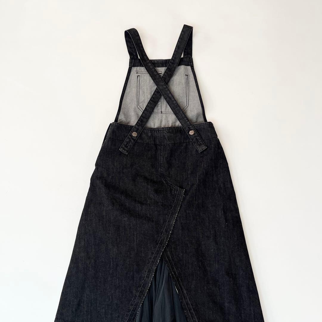 ▼人気完売品✨ラベルエチュード ベルヴィンテージ チュールドッキングデニムサロペ