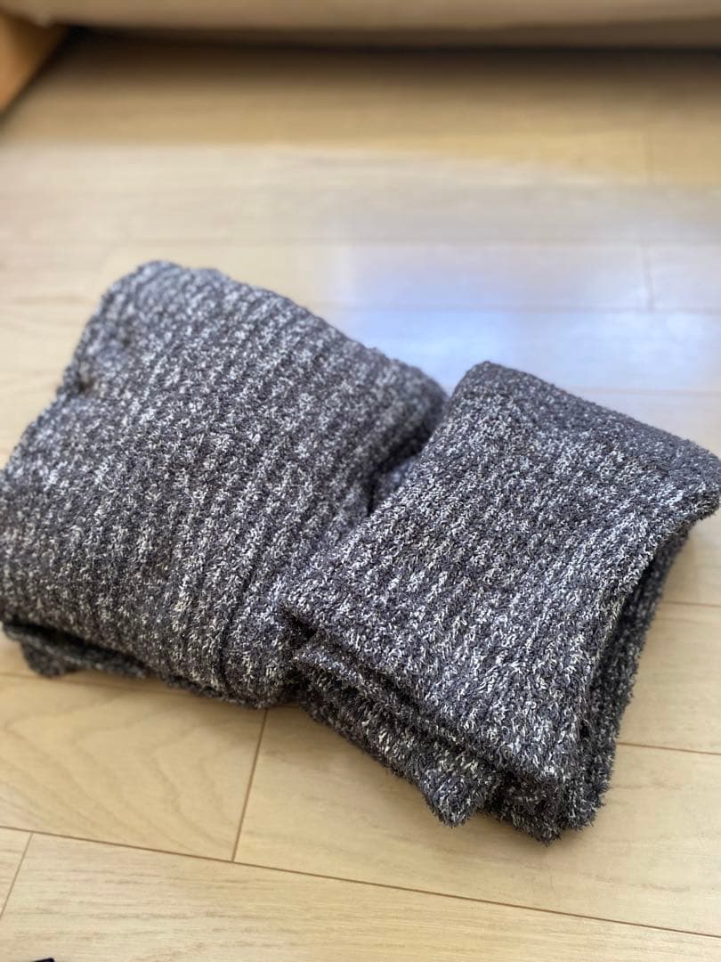 美品　ジェラートピケ　ニット　セットアップ　グレー　ネイビー