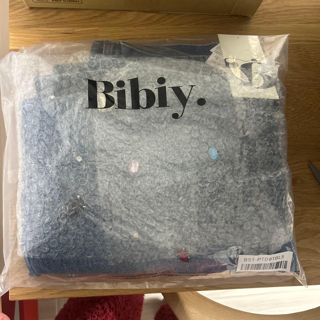 Bibiy. デニムワイドパンツ