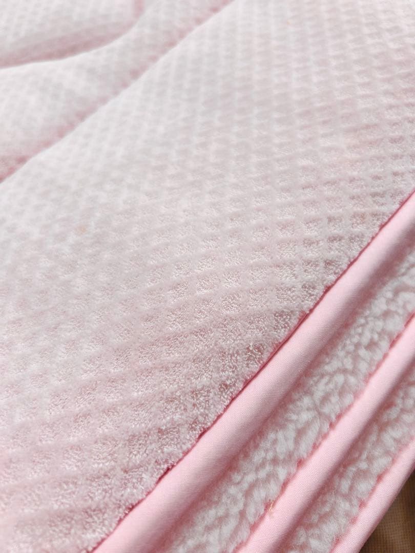 【極美品】丸八真綿　高級羊毛敷きパッド ダブル（140cm x 205cm）