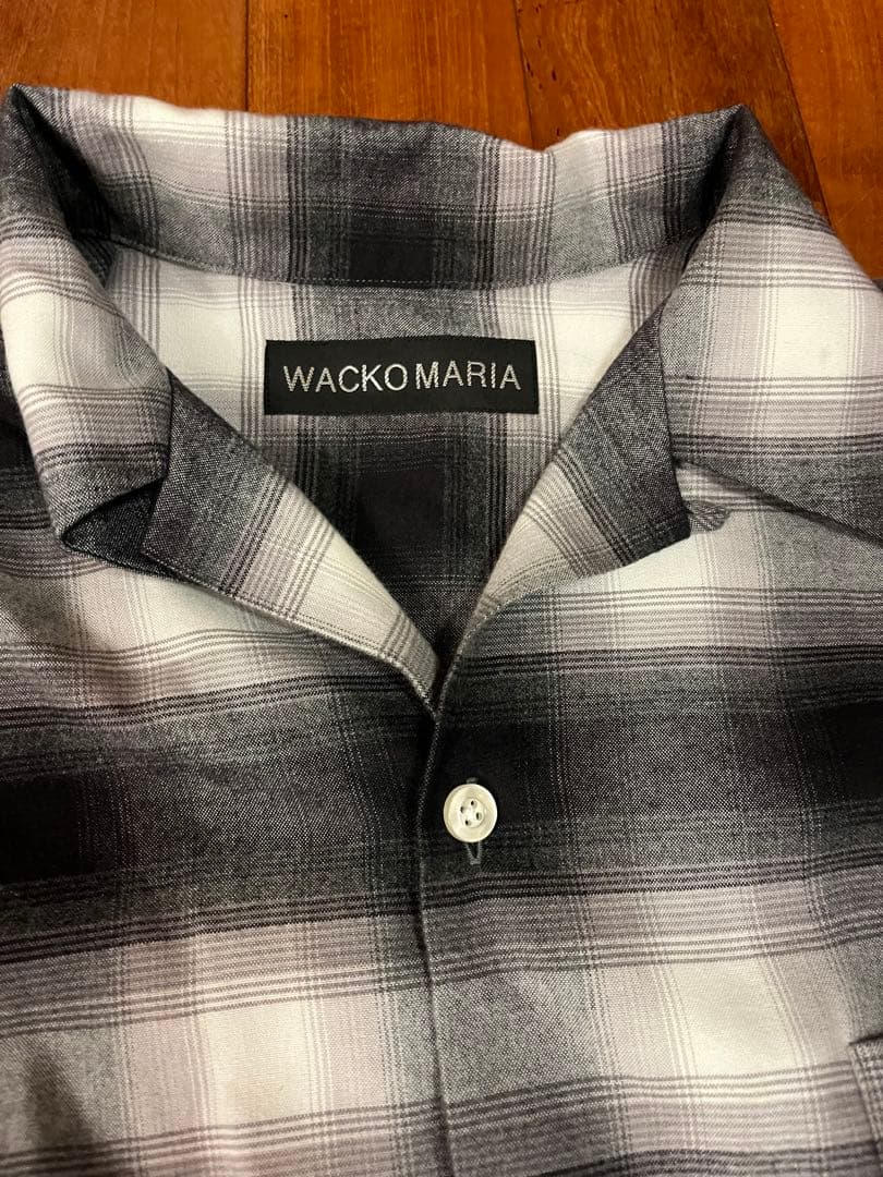 WACKO MARIA グレー 長袖ネルシャツ L 25aw
