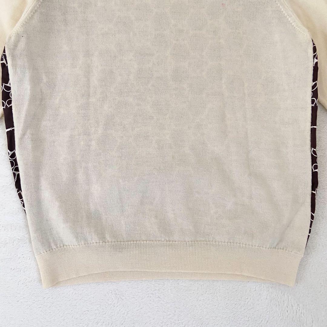 バニラHERMES スポーツ　セーター　コットン　モノグラム　40