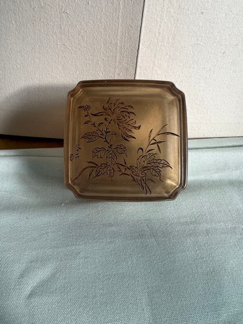 ガラス 印泥容器 印泥箱