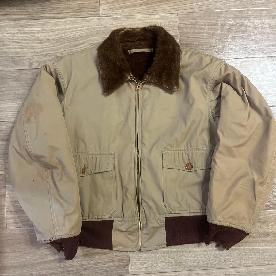 b15 50s 民間品 アルパカ 襤褸 vintage ma1 A2 レザー