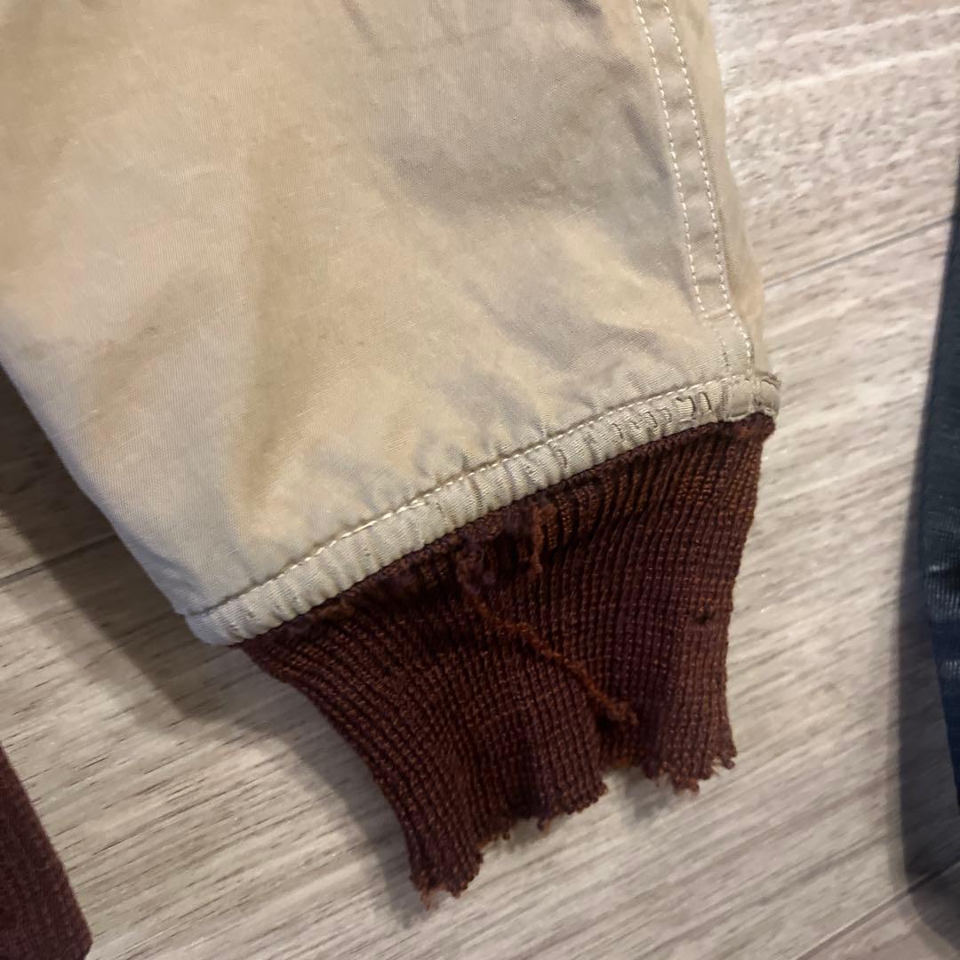 b15 50s 民間品 アルパカ 襤褸 vintage ma1 A2 レザー