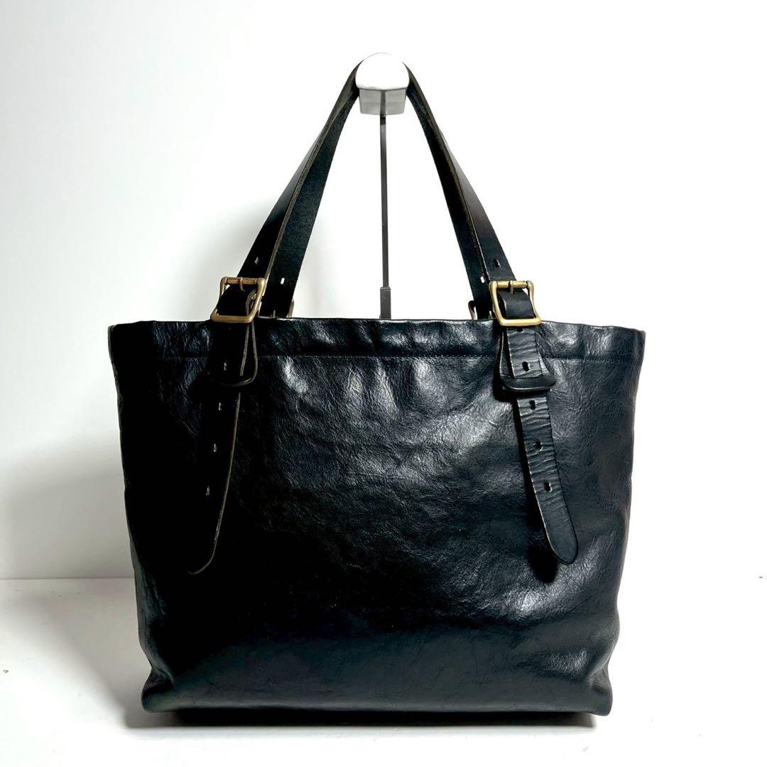 【極上美品✨】 スロー ルボーノ トートバッグ レザー A4 肩掛け 黒