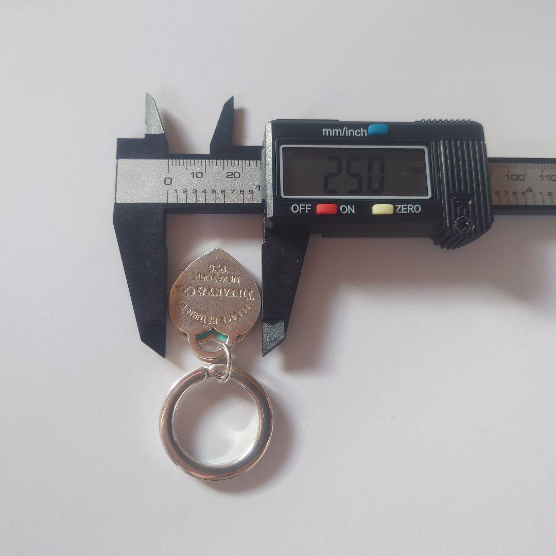 極美品 ティファニー キーリング リターントゥハート ブルーハート ケース付き