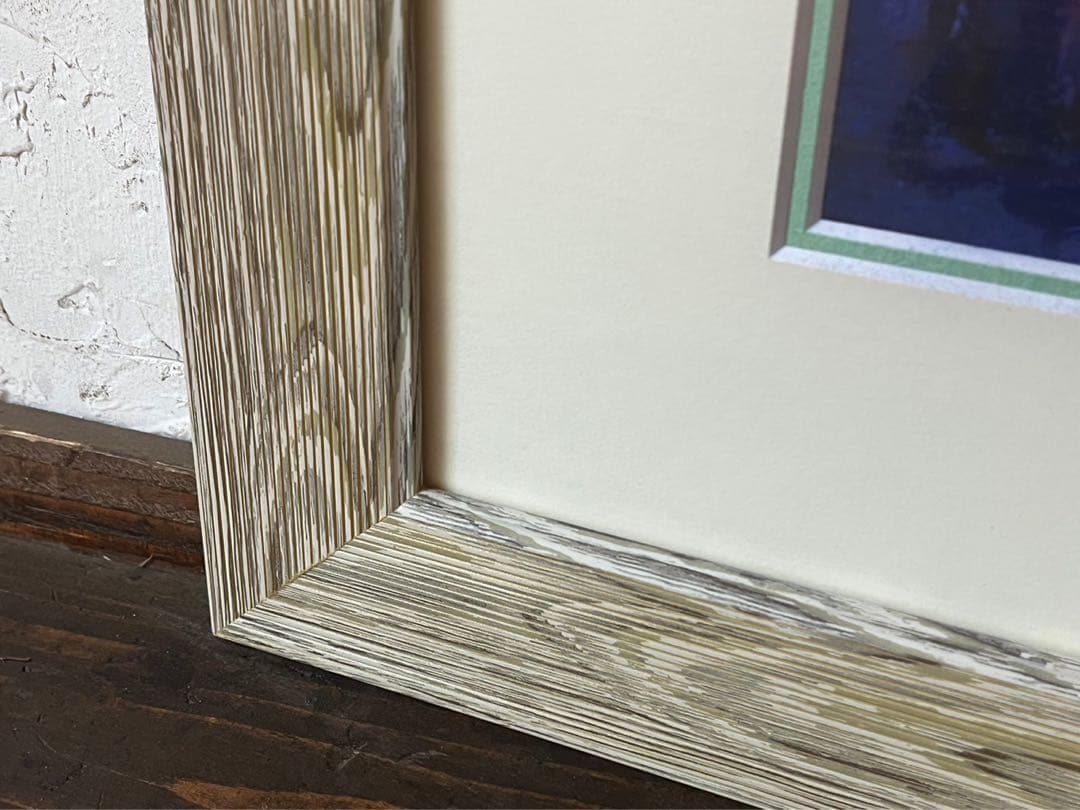 額縁 インテリア 絵画 s.Mori 洋画風 アンティーク