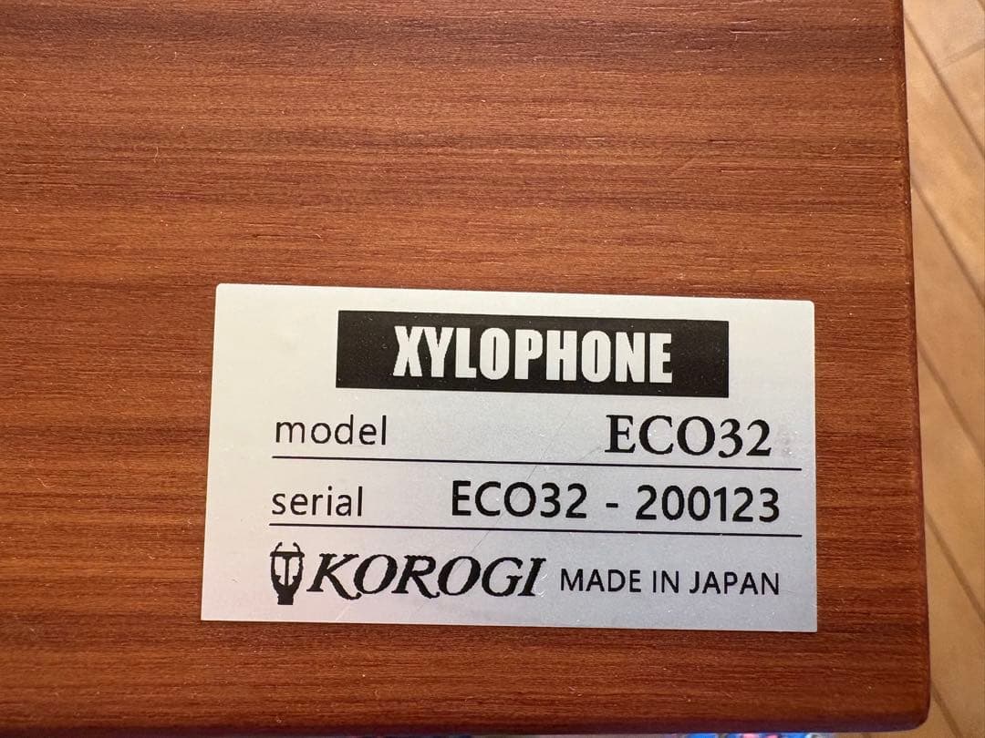 KOROGI ECO32 卓上木琴　マレット付き