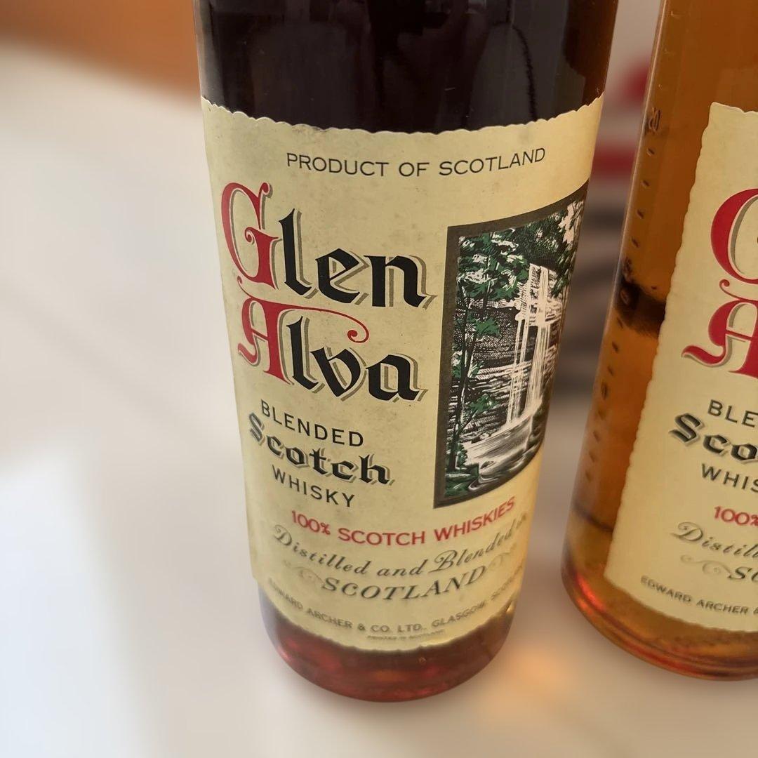 古酒Glen Alba 特級ウイスキー 2本セット箱付き