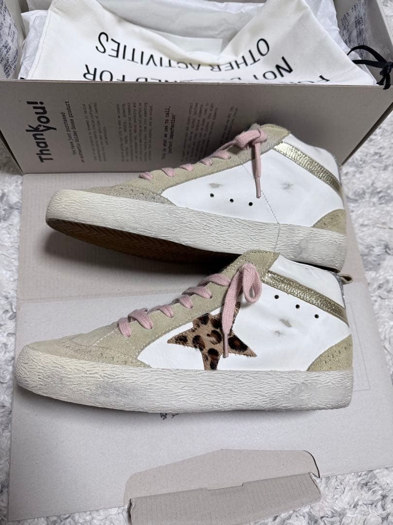 極美品⭐︎Golden  Mid-Star ハイカット スニーカー　37