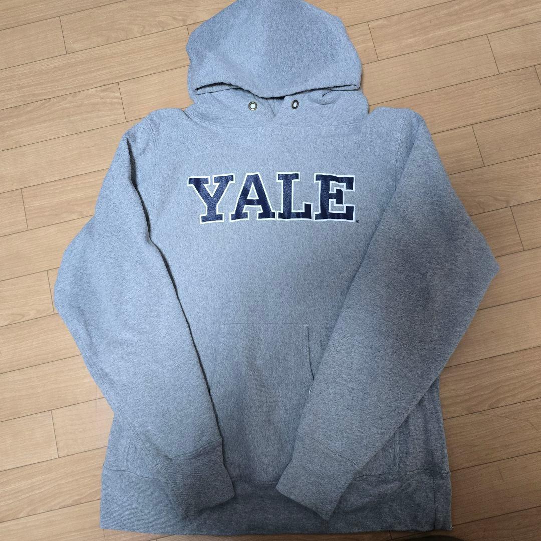 ✫Champion Yale赤タグフードパーカー(JPサイズL相当)✫裏起毛