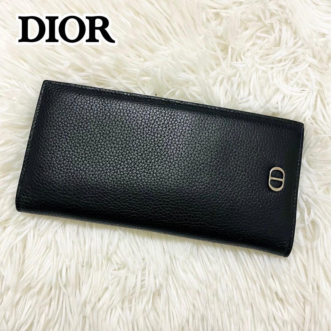 極美✨ディオール 長財布 バーティカルウォレット アイコン CDロゴ ブラック