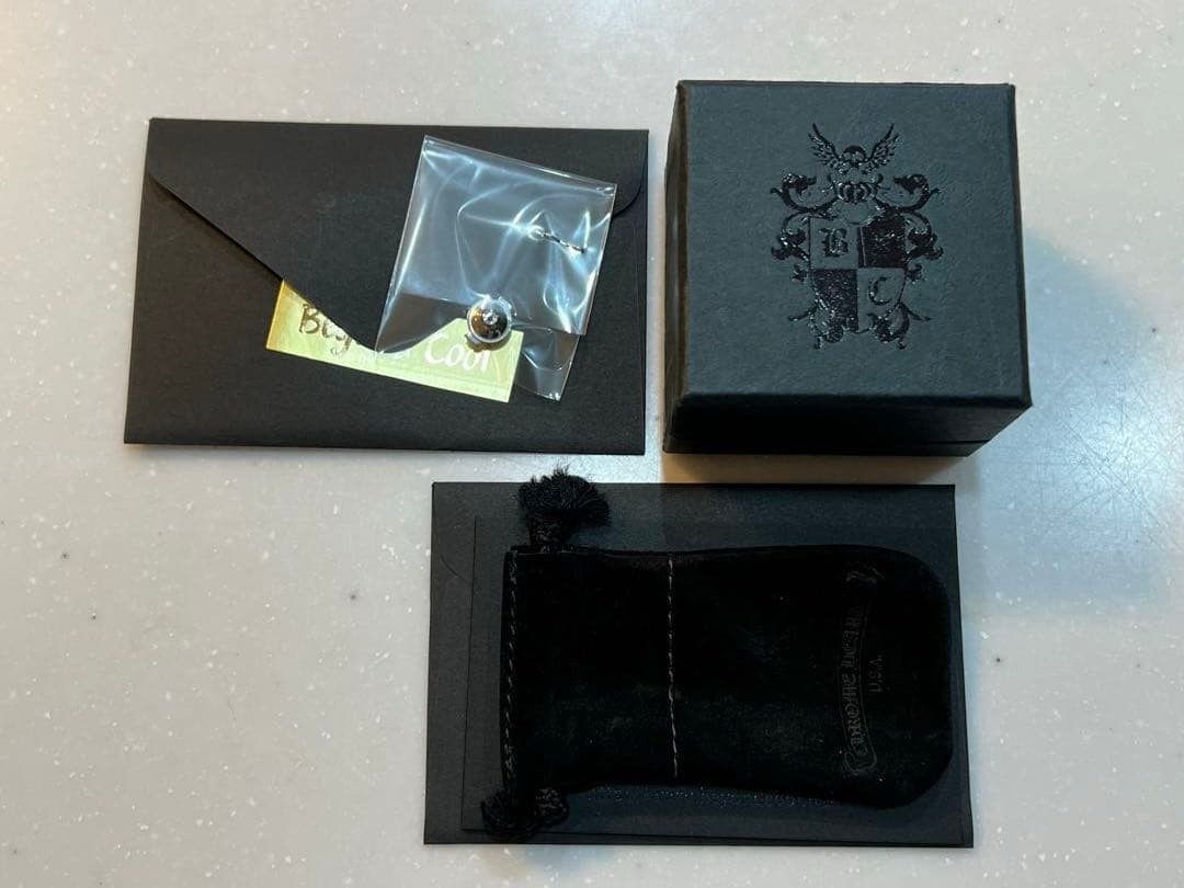 YAMAN様ChromeHeartsハートスタッドピアス片耳 正規品ギャランティ