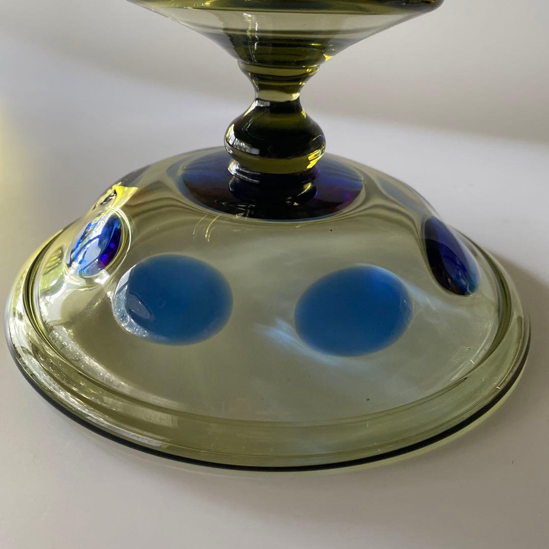 希少 舩木倭帆 ガラス 鉢 花器 ミュージアムピース ShizuhoFunaki