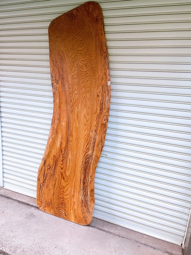 天然　ナラ　木材　天板　無垢材　一枚板　テレビ台　デスク　カウンターテーブル