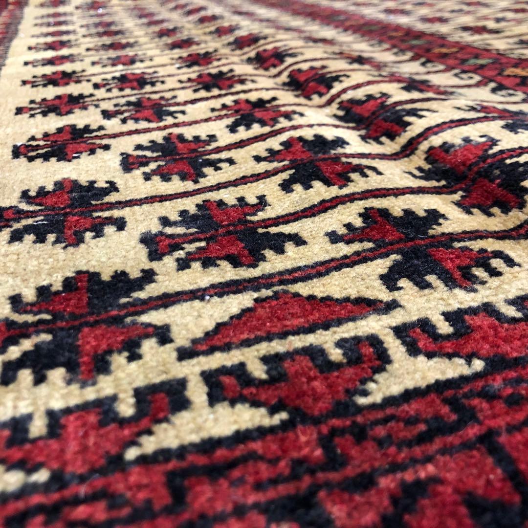 ペルシャ絨毯 ペルシャヴィンテージラグ 180x115 手織り オールド