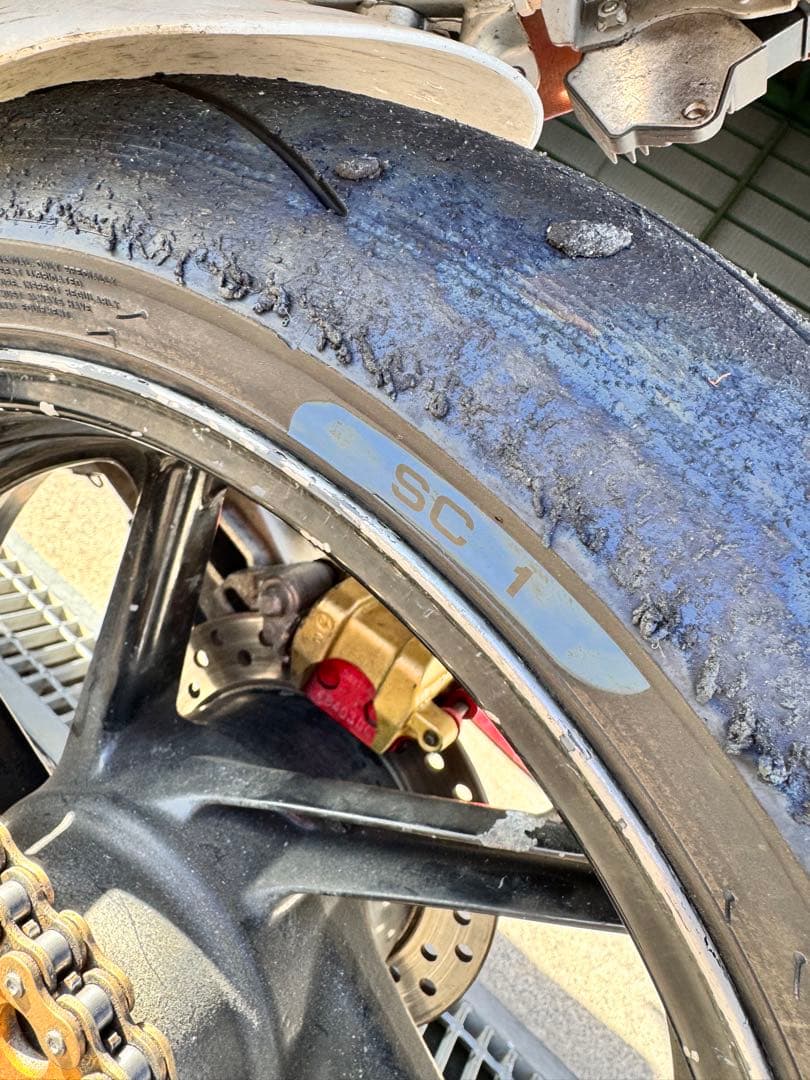 （溝見て‼︎）スーパーコルサ V4 SC1 スパコル　120/70 160/60