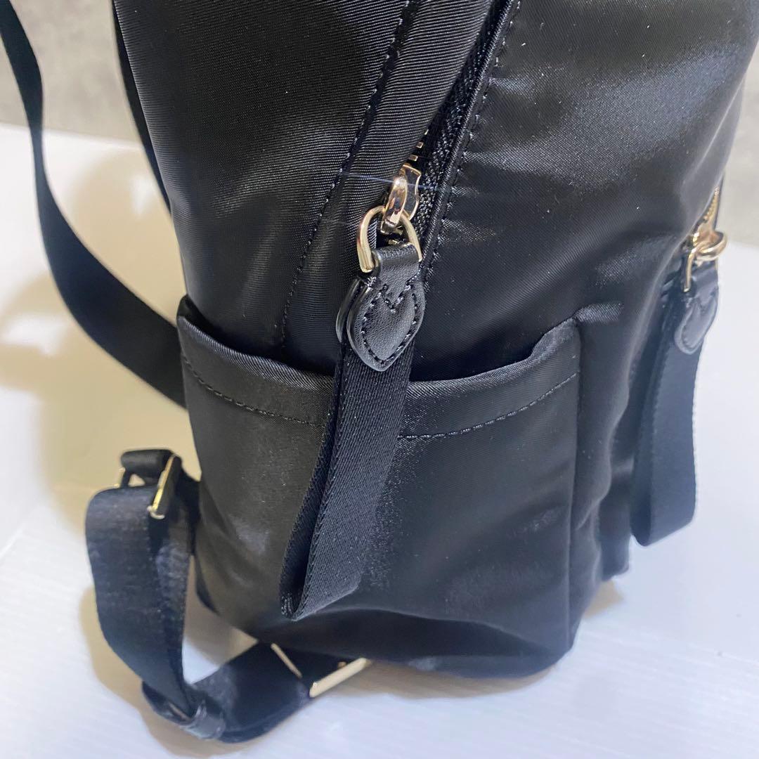 【極美品】kate spade　チェルシー　ナイロンリュック　ブラック