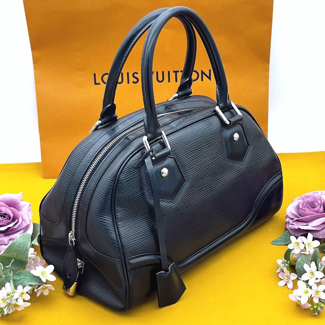 ルイヴィトン エピ ボーリング モンテーニュPM ハンドバッグ　黒