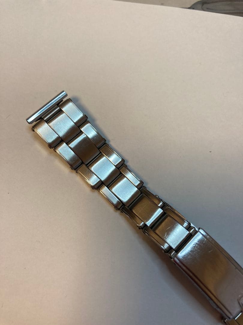 ロレックス1940年代　機能付きリベットブレスレットアンティーク バブルバック用