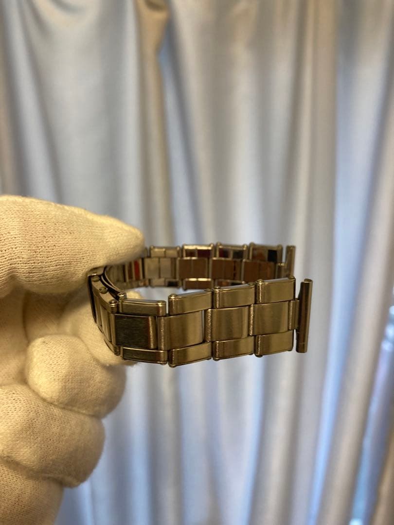 ロレックス1940年代　機能付きリベットブレスレットアンティーク バブルバック用