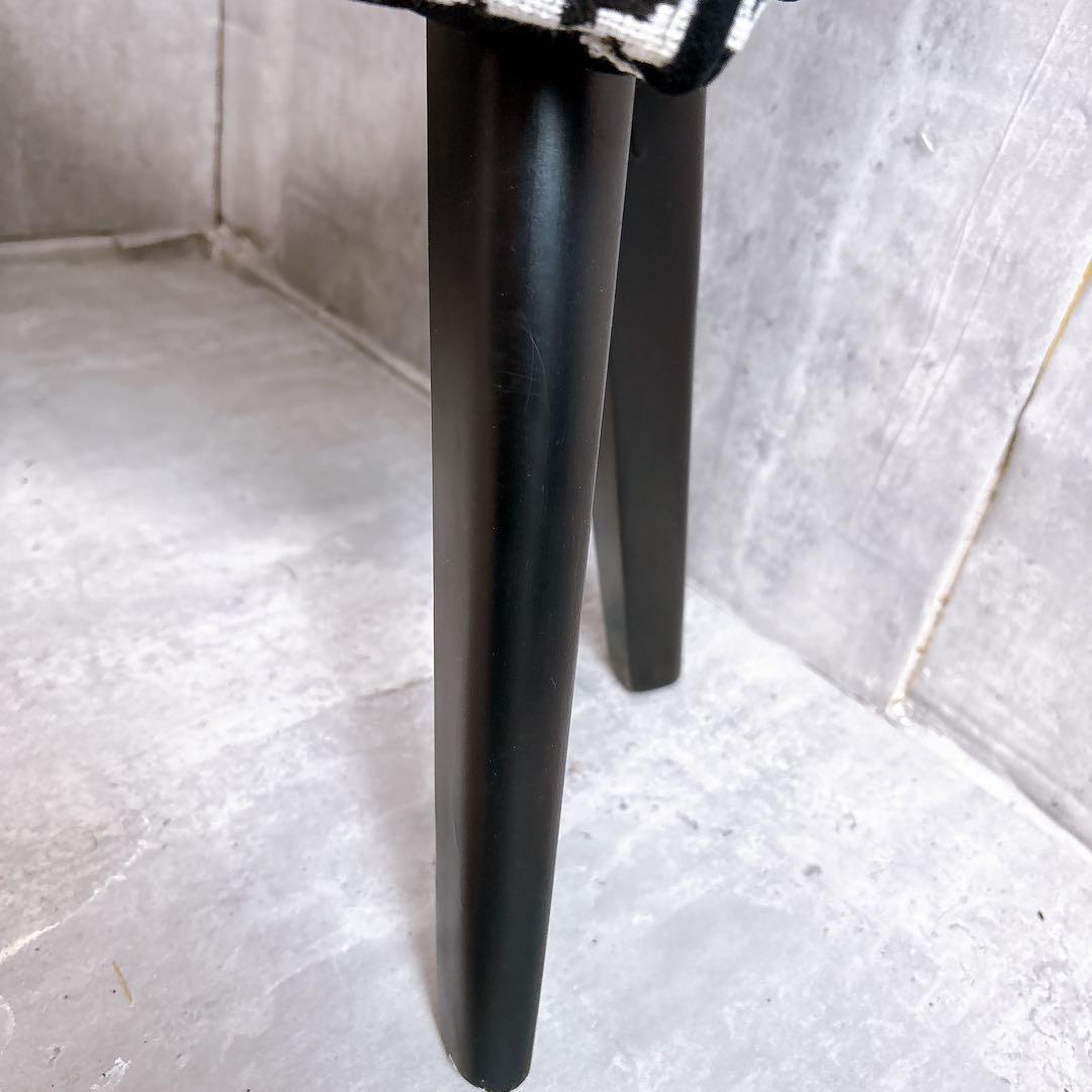 【美品】かわ畑 スツール 千鳥柄 S 66×23×52cm