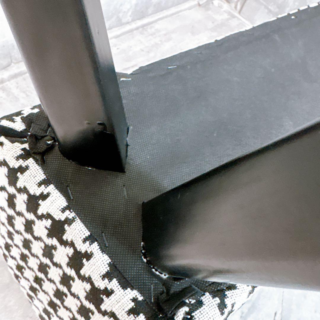 【美品】かわ畑 スツール 千鳥柄 S 66×23×52cm