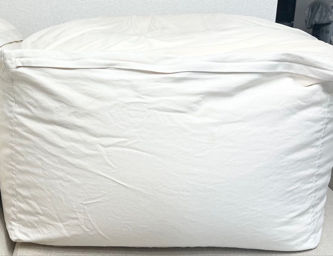 美品！無印良品 体にフィットするソファ 生成色 約65 x 65 x 43