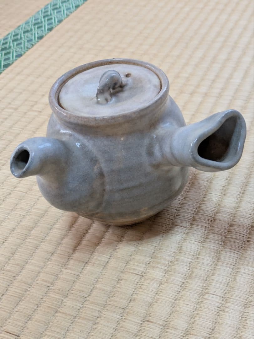 萩焼　陶器製急須と茶碗6個セット