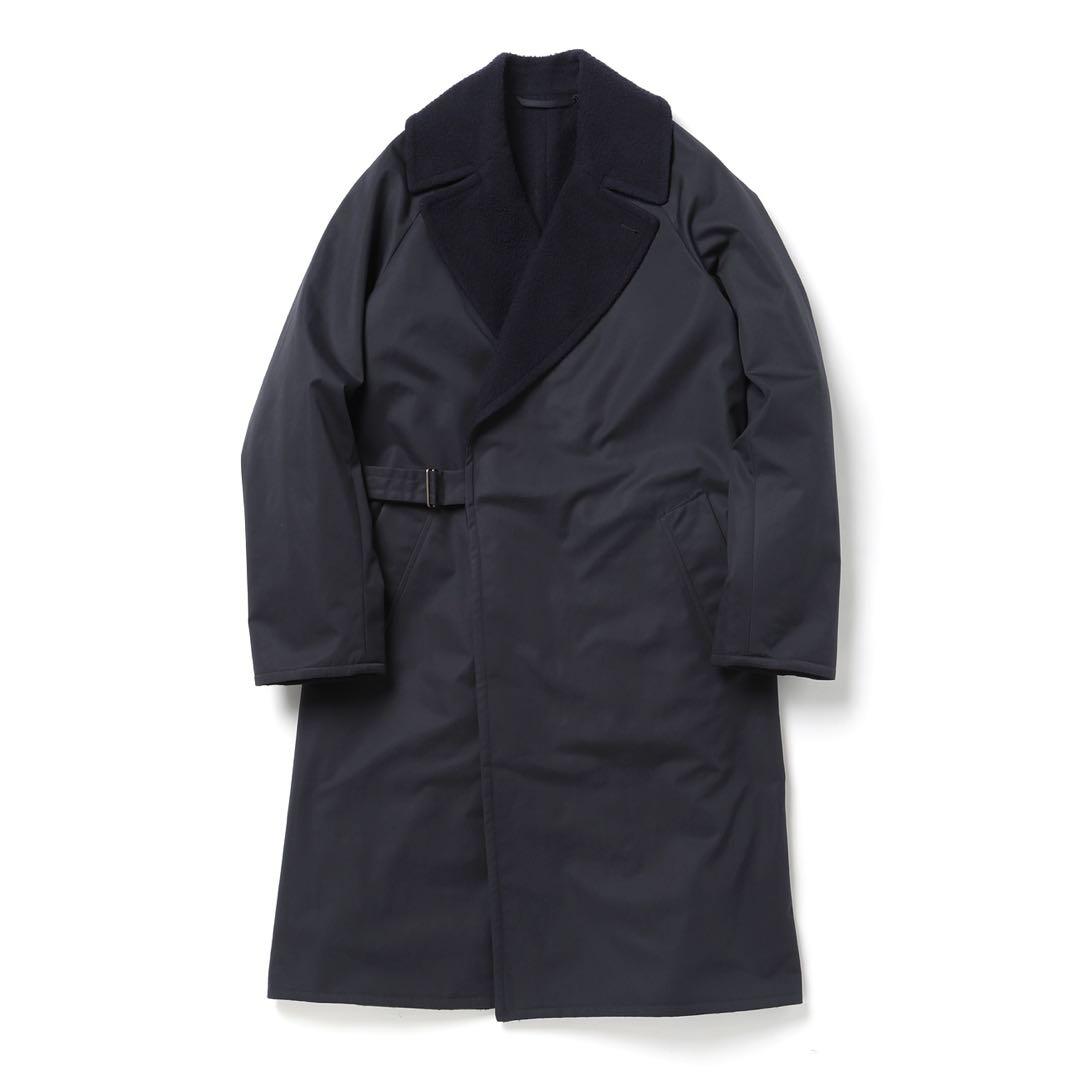 comoli コモリ 16AW タイロッケンコート ネイビー ロングコート