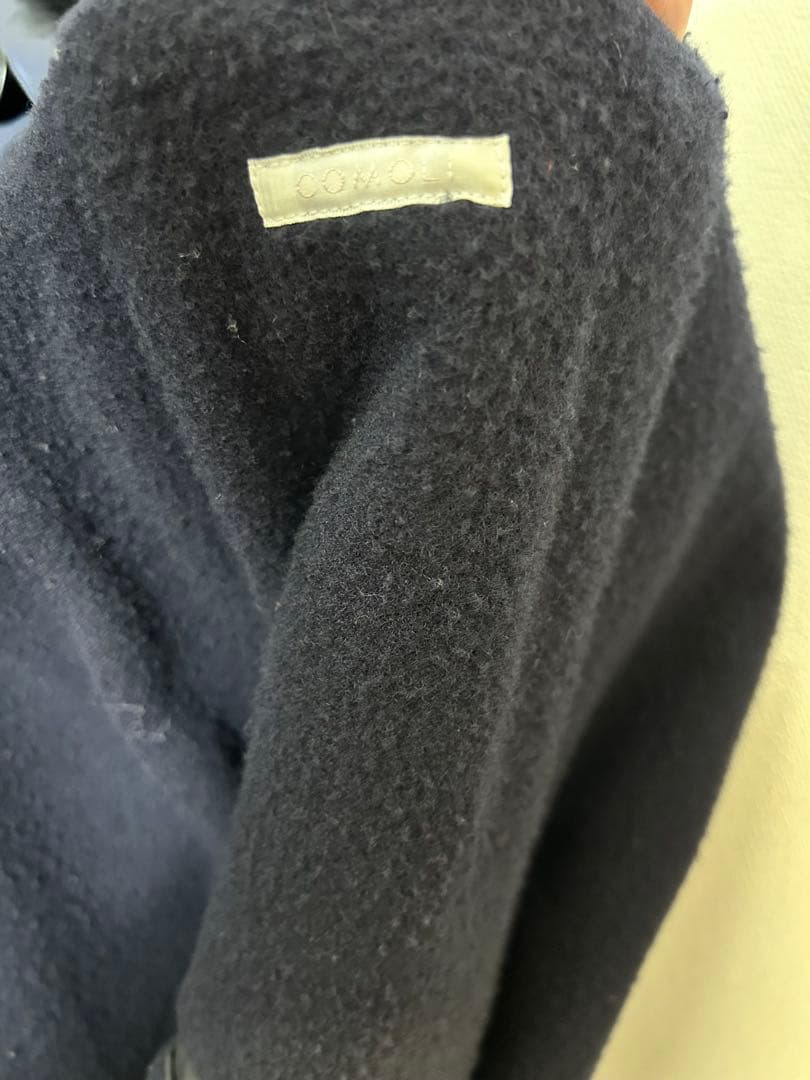 comoli コモリ 16AW タイロッケンコート ネイビー ロングコート
