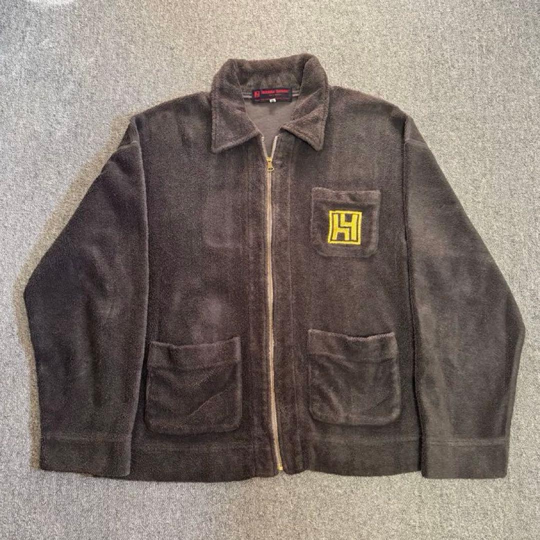 Yamane evisu ボア　フリース　ダークブラウン ジャケット 40