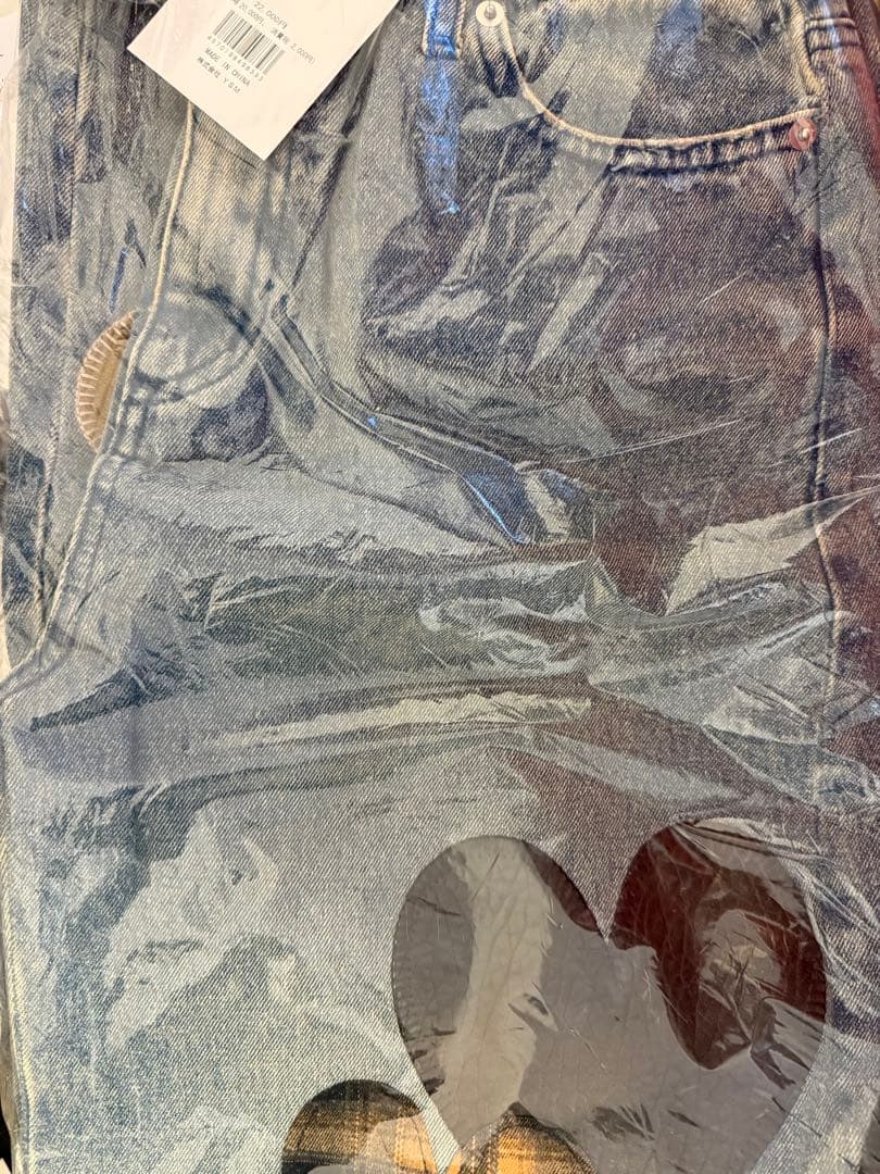 Darich♡新品ランダムハートパッチワークデニムパンツ【Ｍ】