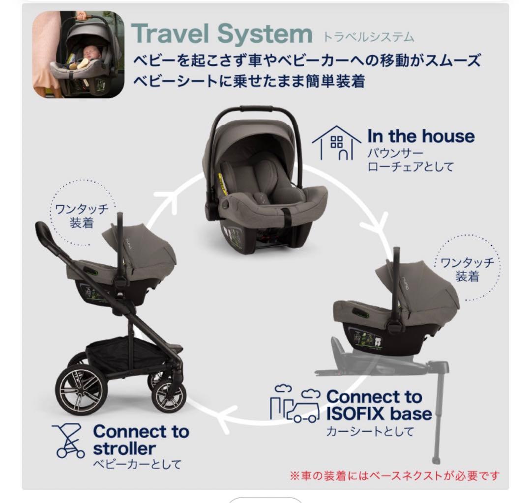 【お値下げ！】nuna triv ブラックフレーム　レモン